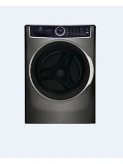 Electrolux - 4.5 Cu.Ft. Stackable Front Load Washer with Steam and SmartBoost Wash System - Titanium