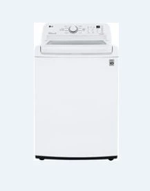 LG - 4.5 Cu. Ft. High-Efficiency Top Load Washer with TurboDrum Technology - White