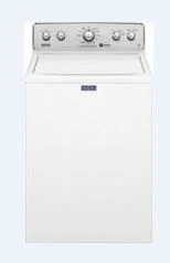 Maytag - 4.2 Cu. Ft. High Efficiency Top Load Washer with Dual-Action PowerWash Agitator - White