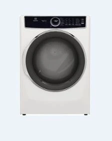 Electrolux - 8.0 Cu. Ft. Stackable Gas Dryer with Steam and LuxCare Dry System - White