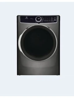 Electrolux - 8.0 Cu. Ft. Stackable Gas Dryer with Steam, LuxCare Dry System & Air Dry Cycle - Titanium